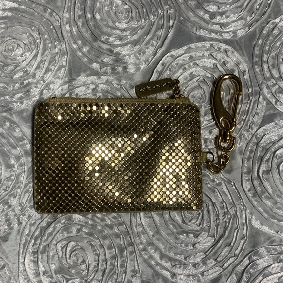 Whiting & Davis Gold Mesh card/coin purse